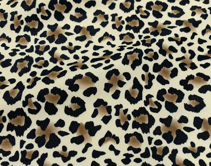 Tela Stretch estampado leopardo