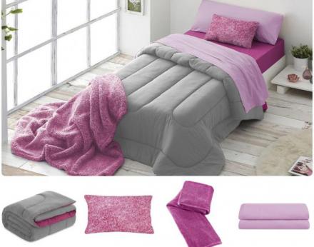 Set Edredón Nórdico Bed in a Bag 04 Manterol rosa